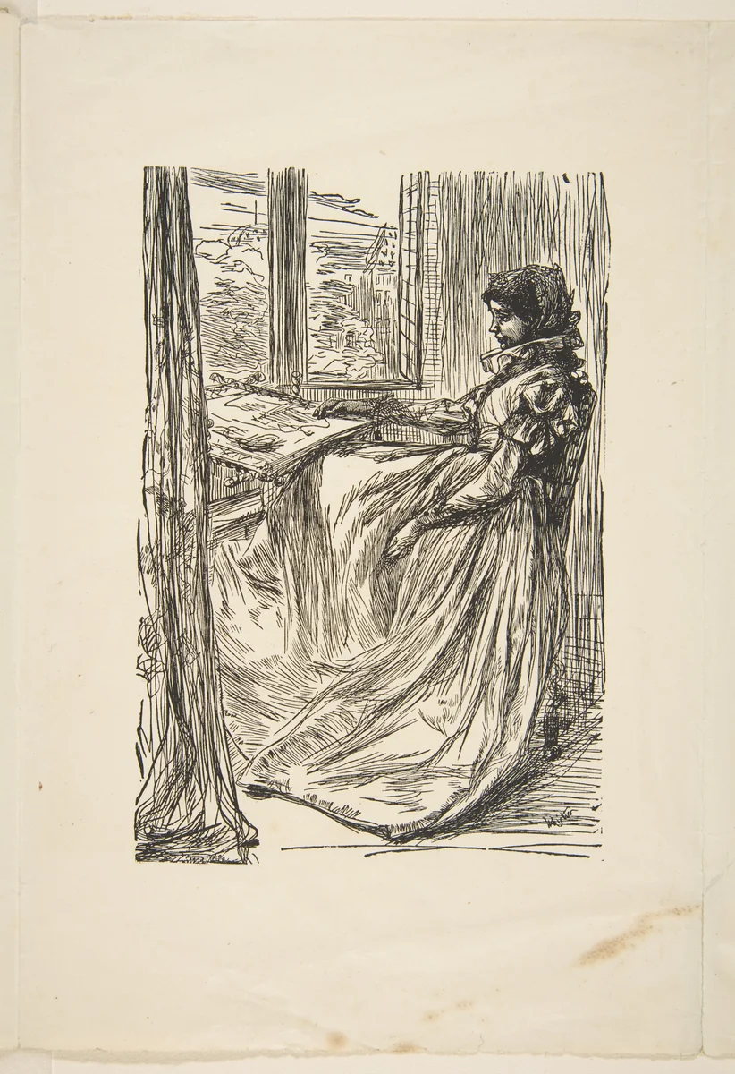 The Morning Before the Massacre of St. Bartholomew (for "Once a Week," August 16, 1862) by James McNeill Whistler, print, 1862
