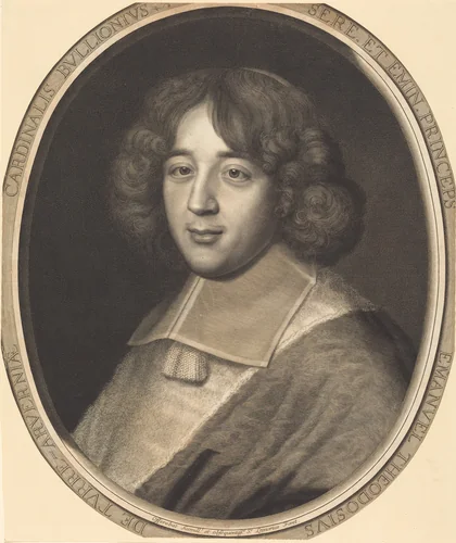 Cardinal de Bouillon by Robert Nanteuil, print, 1670