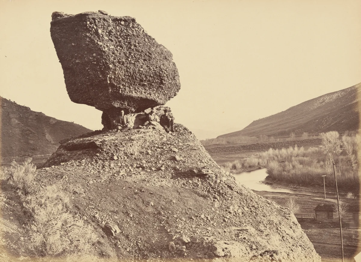 Plate 33. Sphynx of the Valley by Andrew Joseph Russell, photograph, 1869