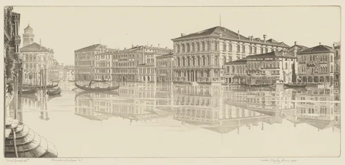 Venetian Mirror by John Taylor Arms, print, 1935