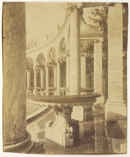 Bosquet de la Colonnade, les vasques by Jean-Eugène-Auguste Atget, photograph, 1905