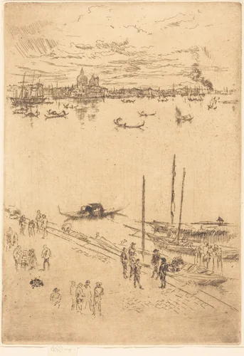 Upright Venice by James McNeill Whistler, print, 1879-1880