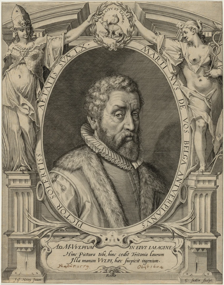 Martin de Vos by Aegidius Sadeler II, Joseph Heintz the Elder, print, 1570-1629