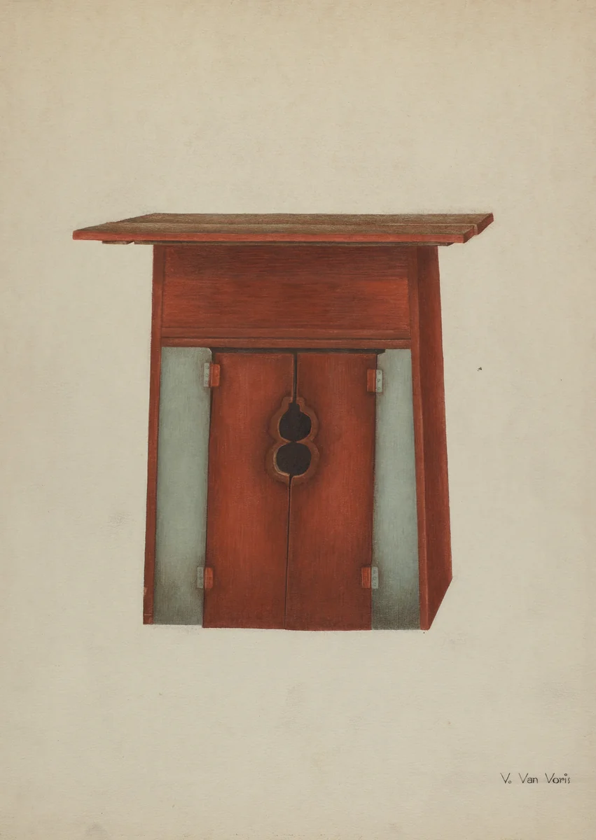 Altar for Chinese Temple by Vera Van Voris, index of american design, 1939