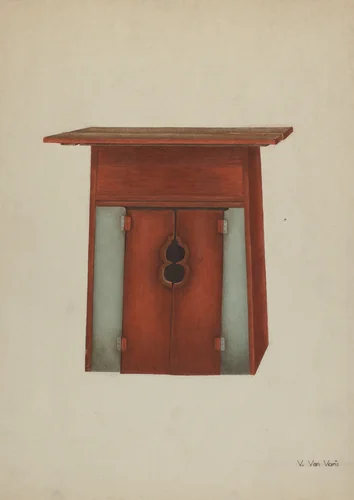 Altar for Chinese Temple by Vera Van Voris, index of american design, 1939