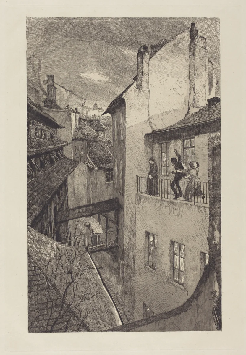 Eine Mutter I (A Mother I) by Max Klinger, portfolio, 1883