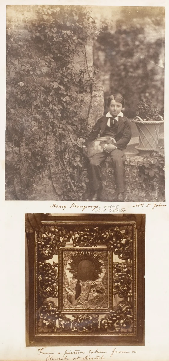 Harry Strangways, present Lord Ilchester; From a Picture Taken from a Church at Kertch by Jane Martha St. John, photograph, 1853-1856
