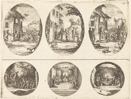 Mysteries of the Passion by Jacques Callot, print, 1631