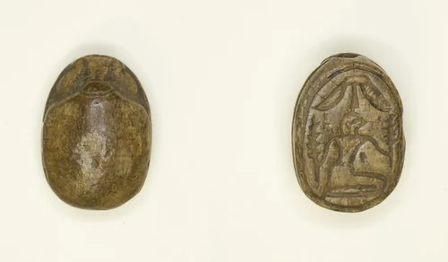 Scarab: Wish Formula (?) by Egyptian, other, -1550--525