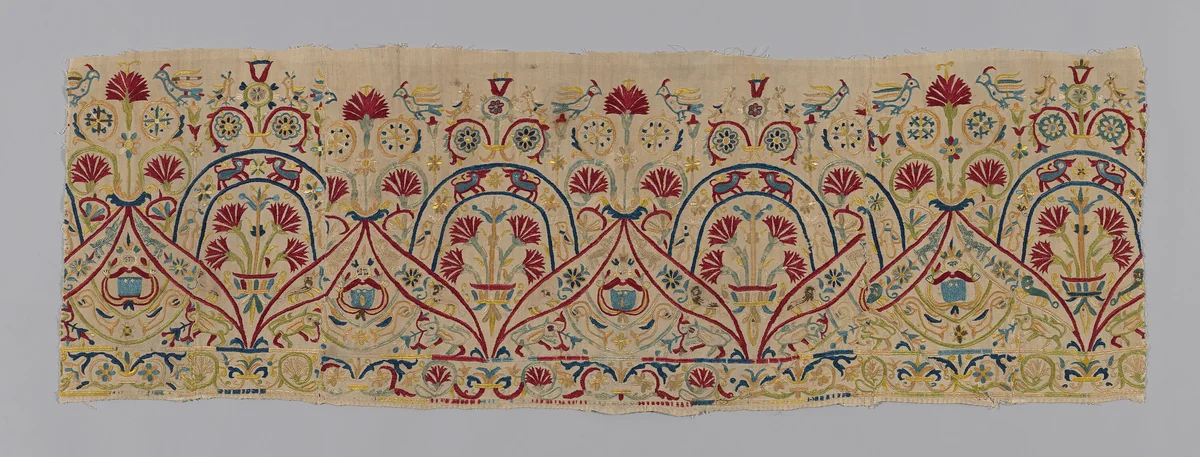 Border (For a Skirt) by Greece Crete, textile, 1701-1800