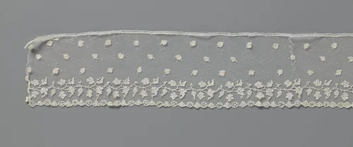 Strook applicatiekant met wijnrank by anonymous, other, 1800-1815