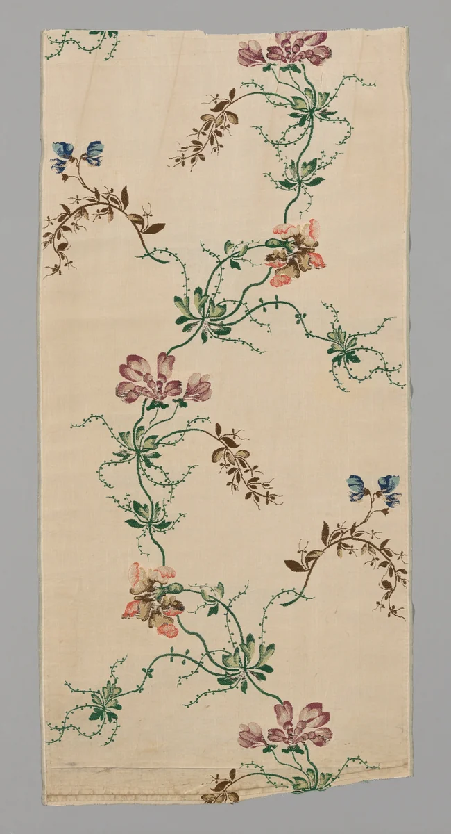 Panel from a Skirt by Anna Maria Garthwaite, textile, 1741-1742