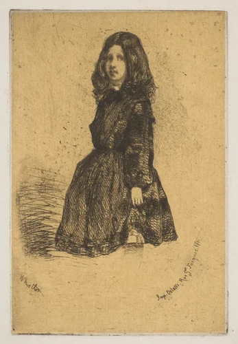Annie by James McNeill Whistler, print, 1858