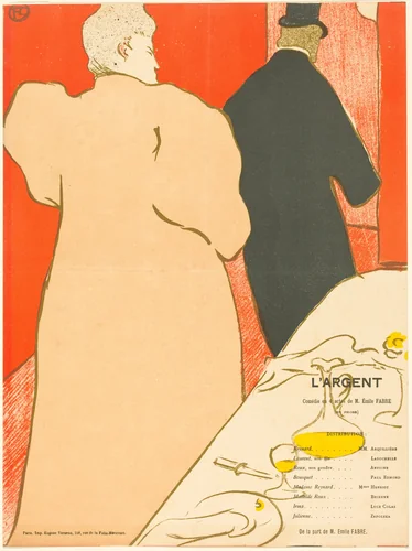 L'Argent by Henri de Toulouse-Lautrec, print, 1895