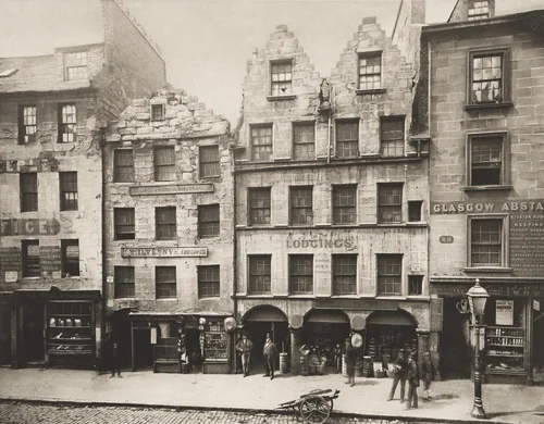 Old Buildings in High Street by Thomas Annan, photograph, 1868
