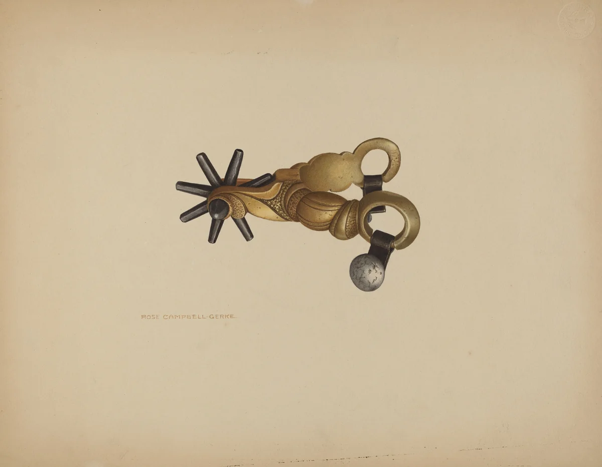 Spur by Rose Campbell-Gerke, index of american design, 1940