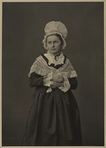 Woman in Lorraine Dress by Adolphe Braun, photograph, 1860-1879