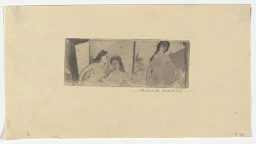 Allegory by Arthur B. Davies, print, 1918