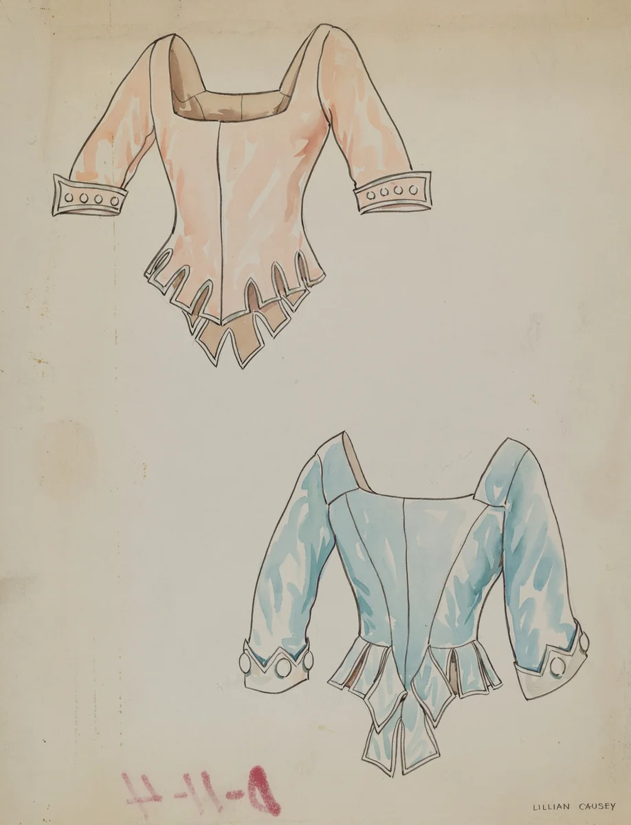 Satin Bodice by Lillian Causey, index of american design, 1938