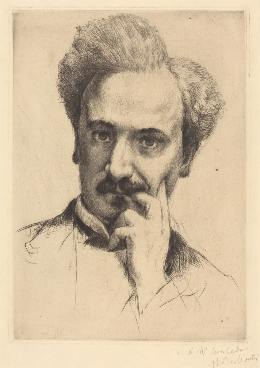Henri Rochefort by Marcellin Gilbert Desboutin, print, 1880