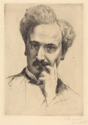 Henri Rochefort by Marcellin Gilbert Desboutin, print, 1880