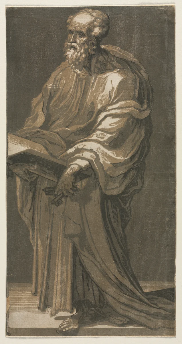 Saint Peter by Domenico Beccafumi, print, 1542-1552