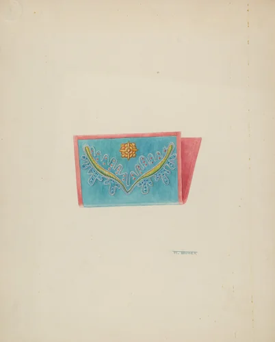 Needle Case by Ruth Buker, index of american design, 1937