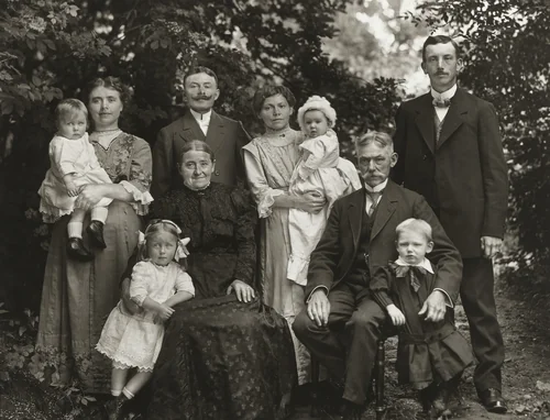 Farming Family by August Sander, photograph, 1913