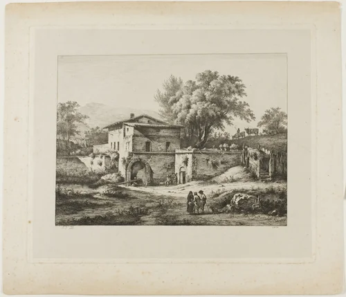 The Little Chapel by Jean Jacques de Boissieu, print, 1804