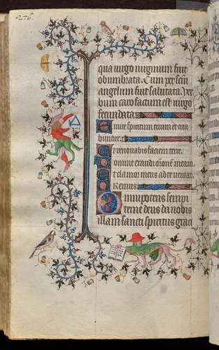 Hours of Charles the Noble, King of Navarre (1361-1425): fol. 138v, Text by Master of the Brussels Initials and Associates, book, 1400-1410