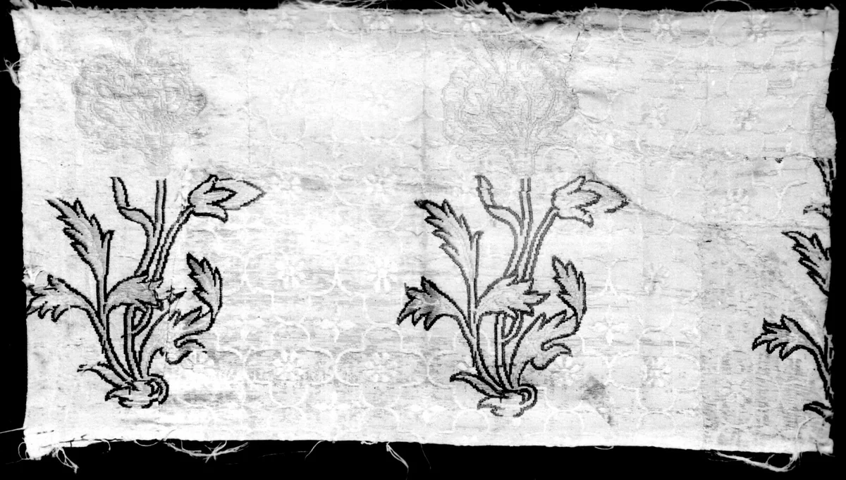 Fragment by Iran, textile, 1601-1700