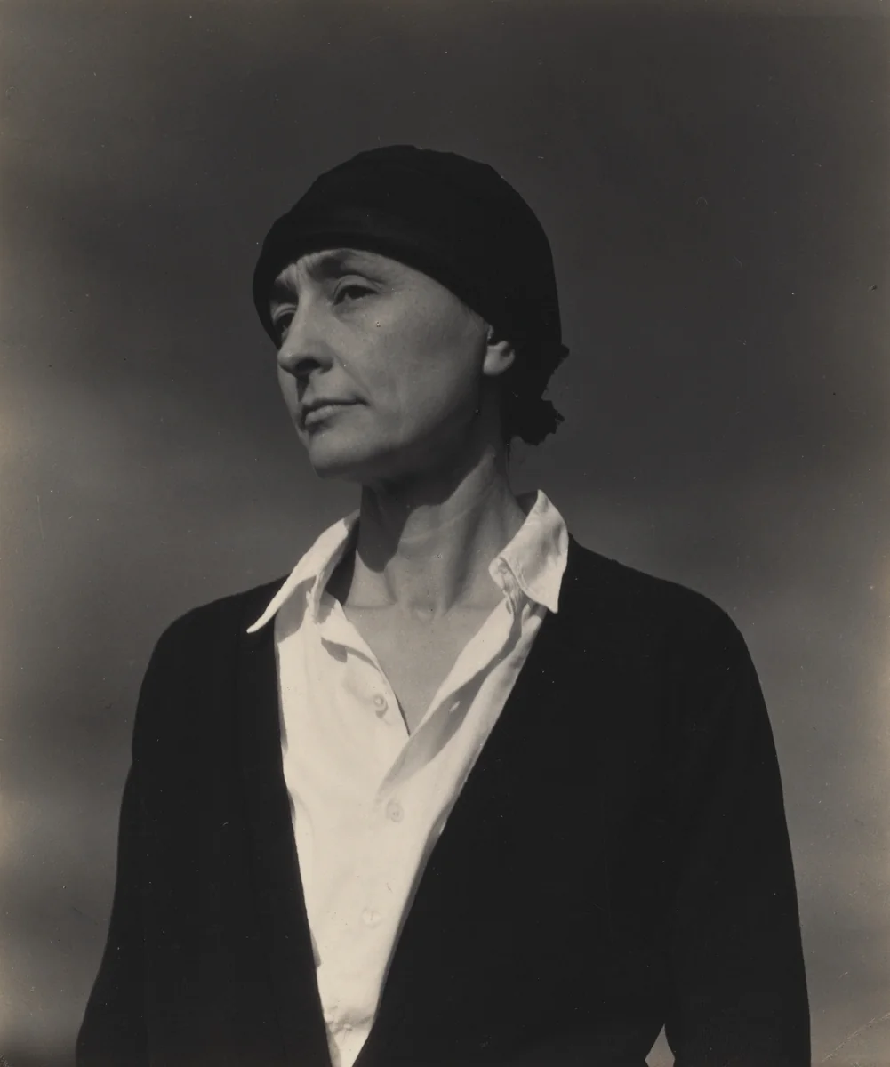 Georgia O'Keeffe by Alfred Stieglitz, photograph, 1928