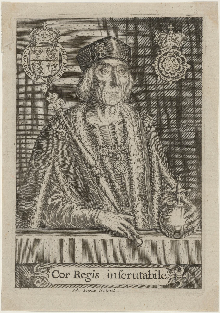 King Henry VII by John Payne, print, 1607-1647