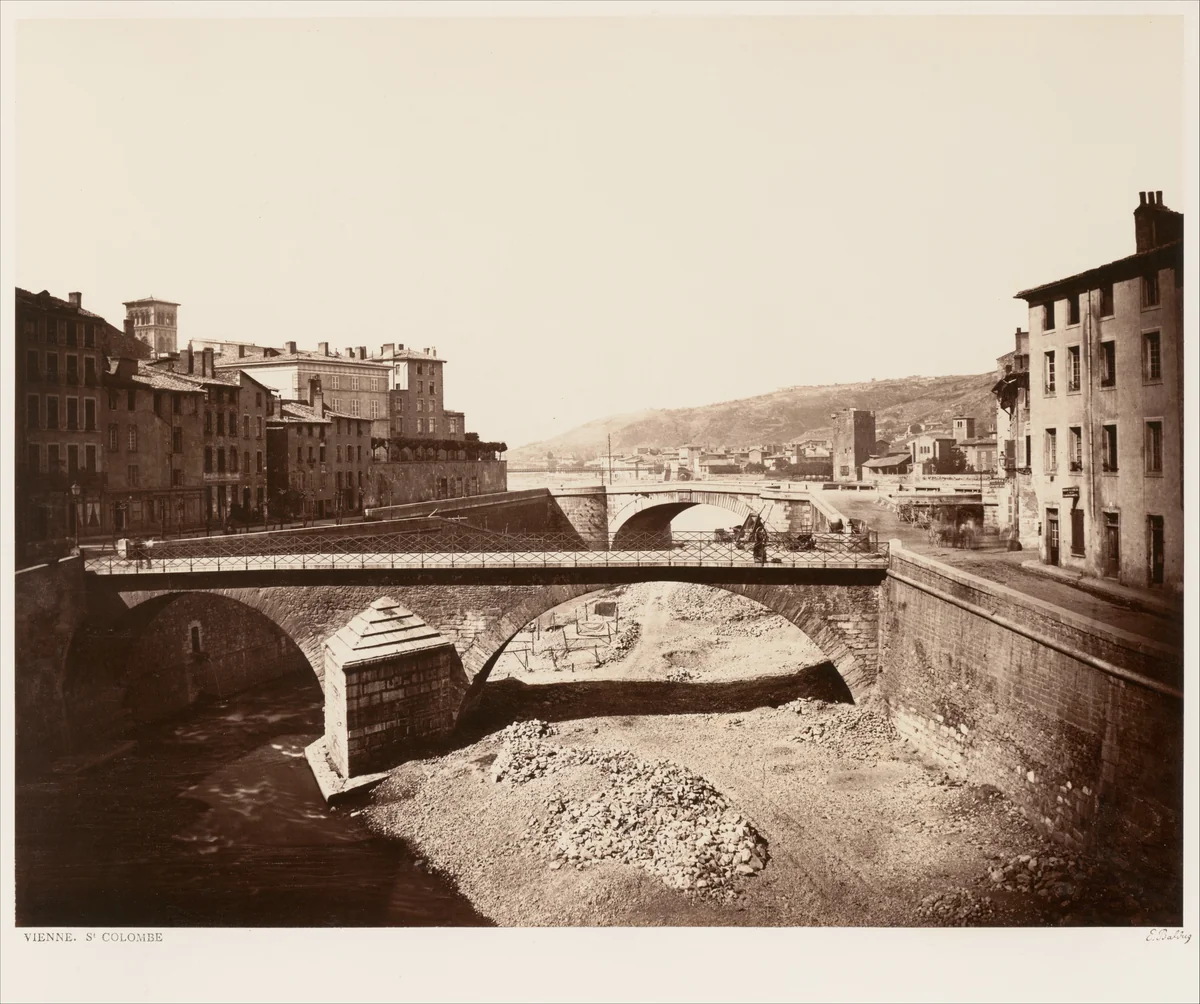 Vienne, St. Colombe by Edouard Baldus, photograph, 1860-1862