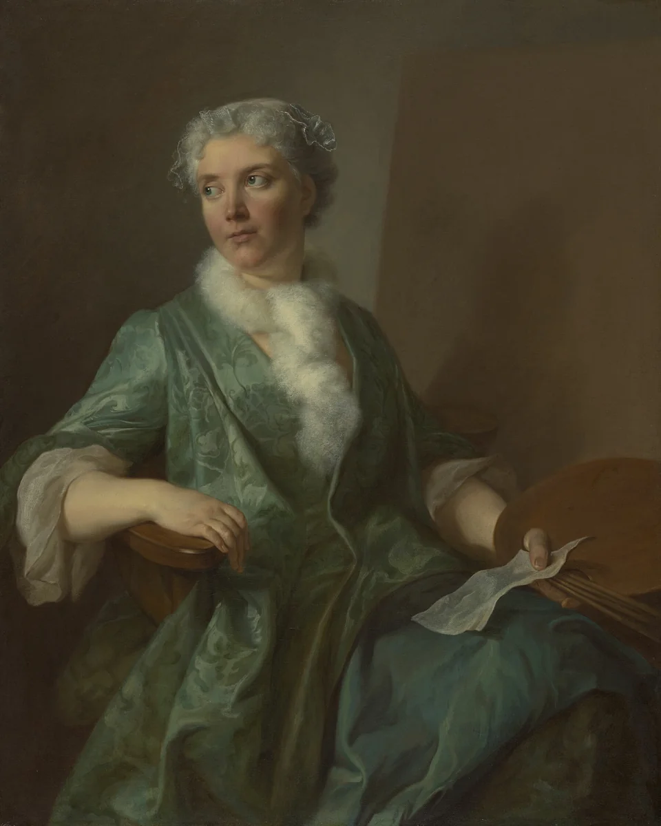 Portrait of an Artist by Artist Unknown, painting, 1730-1740