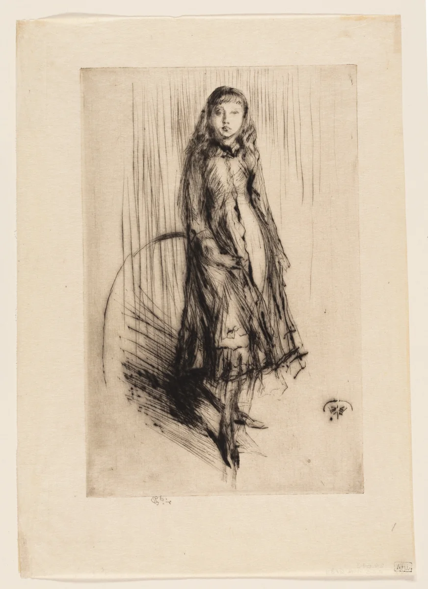 Florence Leyland by James McNeill Whistler, print, 1874
