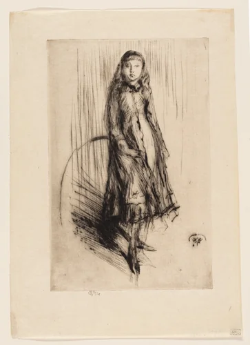 Florence Leyland by James McNeill Whistler, print, 1874