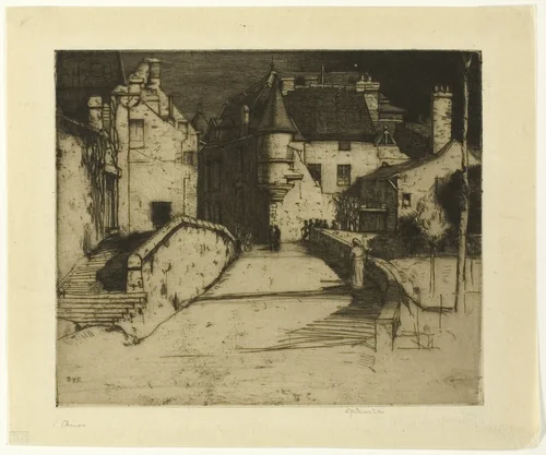 Chinon by David Young Cameron, print, 1902