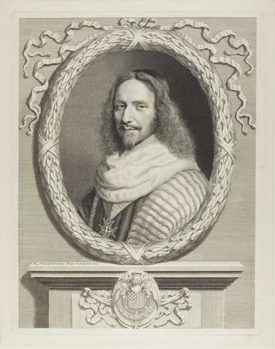 Nicolas Potier de Novion by Robert Nanteuil, print, 1664