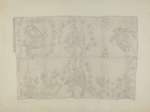 Bedspread by Bessie Forman, index of american design, 1939