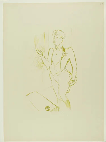 Mary Hamilton, from Le Café-Concert by Henri de Toulouse-Lautrec, print, 1893