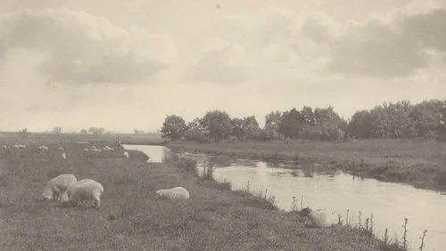 On the River Bure by Peter Henry Emerson, photograph, 1886