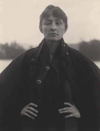 Georgia O'Keeffe by Alfred Stieglitz, photograph, 1918