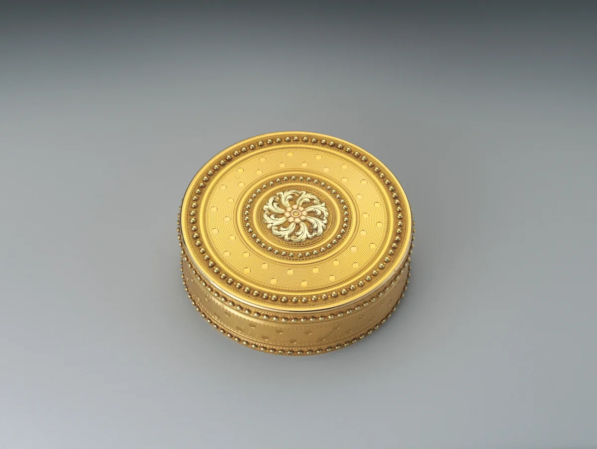 Box by François-Nicolas Chevance, metalwork, 1781-1782