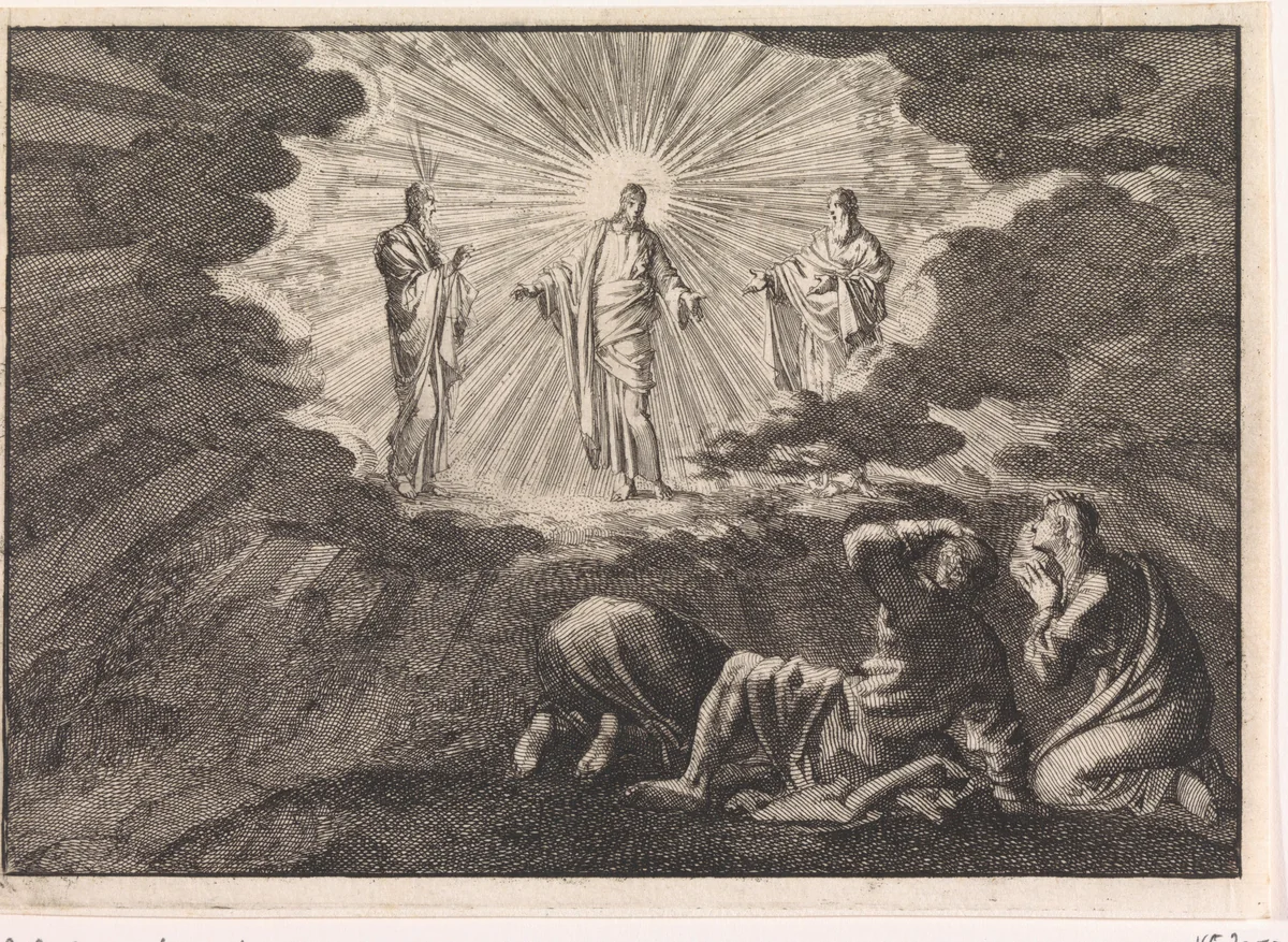 Transfiguratie by Jan Luyken, print, 1703