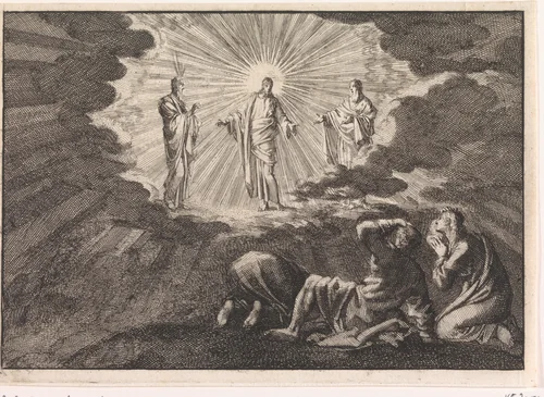 Transfiguratie by Jan Luyken, print, 1703