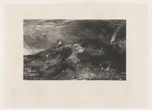 Hampstead Heath by David Lucas, print, 1829