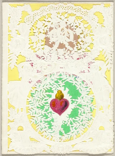 Untitled Valentine (Heart on Fire) by John Windsor, other, 1850-1859