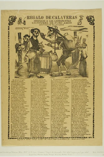 Gift from Calaveras by José Guadalupe Posada, print, 1905-1913