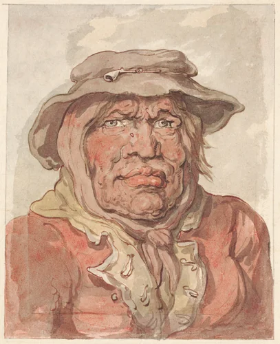 A Soldier's Widow by Thomas Rowlandson, drawing, 1815-1820
